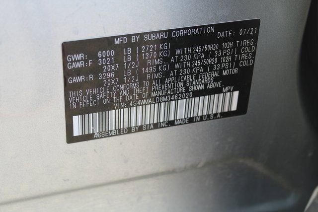 2021 Subaru Ascent Limited